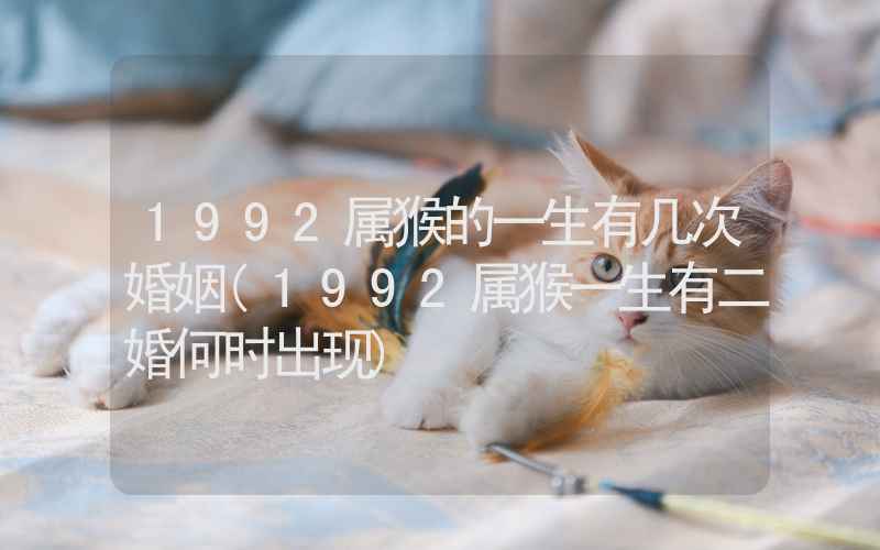 1992属猴的一生有几次婚姻(1992属猴一生有二婚何时出现)