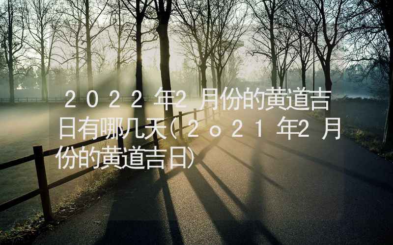 2022年2月份的黄道吉日有哪几天(2o21年2月份的黄道吉日)