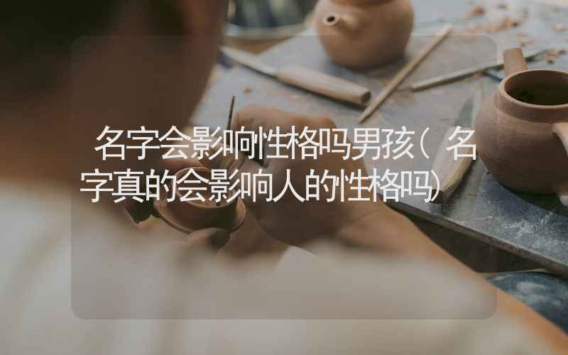 名字会影响性格吗男孩(名字真的会影响人的性格吗)