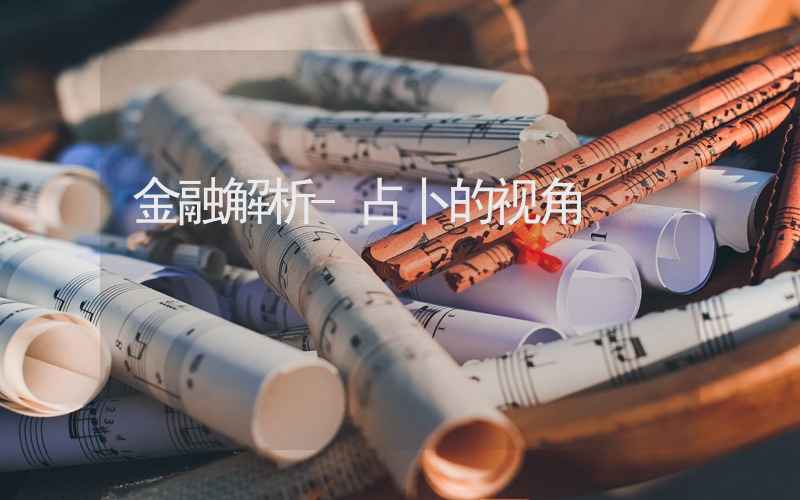 金融解析-占卜的视角